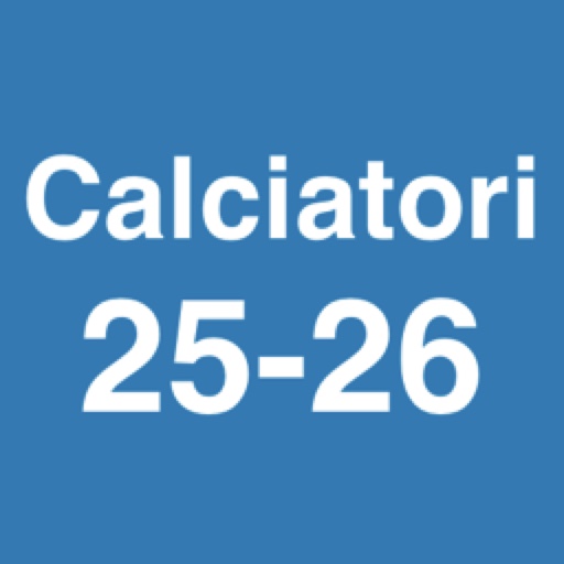 Logo for "Calciatori 2025-2026"